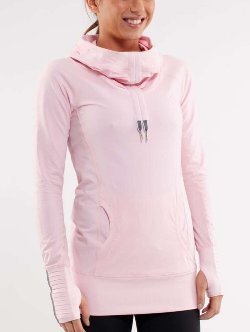 🍋🍋🍋Lululemon Run: Stay On Course Pullover in Pig Pink EUC SZ 6 VTG Y2K